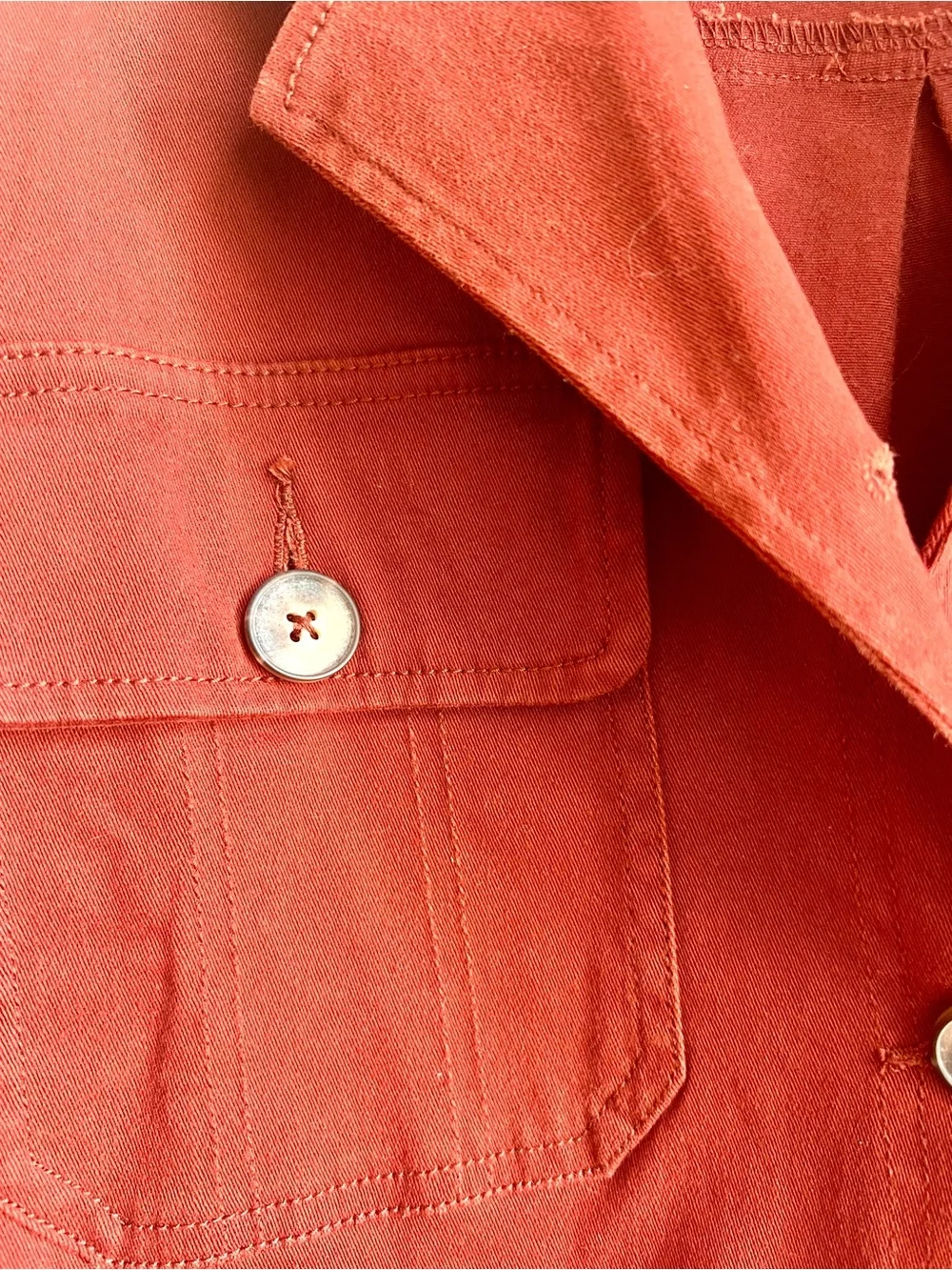 Sanctuary Streetwear Boho Chic Rust Utility Cotton Jacket